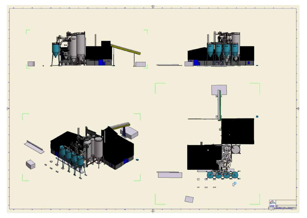 plans 2D réalisés par scan 3D